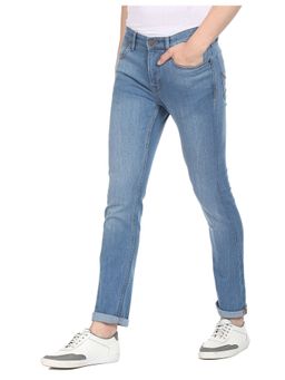 U.S. Polo Assn. Denim Co. - Men Blue Regallo Skinny Fit Stone Wash Jeans