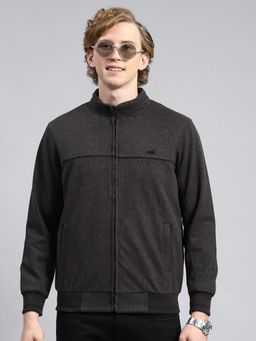 Monte Carlo - Anthra Solid Stand Collar Jacket