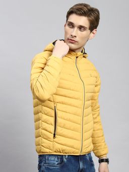 Monte Carlo - Mustard Solid Hood Jacket
