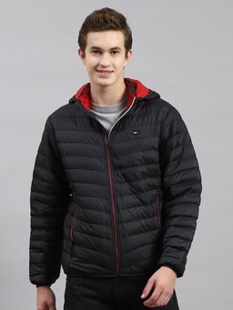 Monte Carlo - Black Solid Hood Jacket