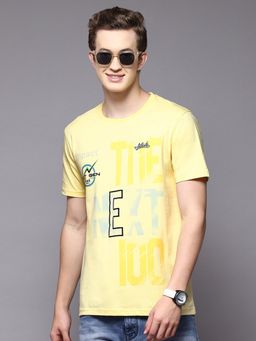 Monte Carlo - Lemon Printed Round Neck T-Shirt