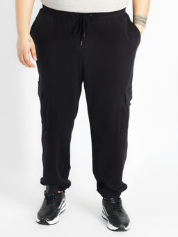UNSIZED - Men Black Cargo Joggers