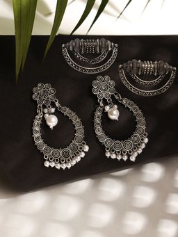 Aatmana - Set of 2 German Silver Plated Earrings