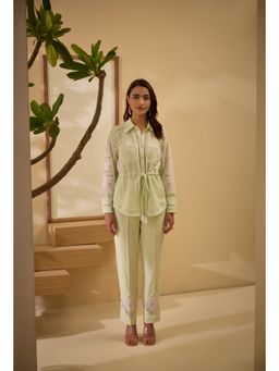 Label Deepika Nagpal - Green Enid Co-Ord (Set of 2)