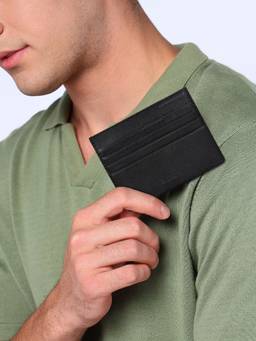 Sassora - Premium Leather Pocket Friendly Rfid Card Holder (S)