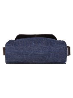 Sassora - Leather and Denim Material Unisex Multi-Color Belt Bag (M)