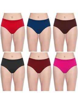 Bodycare - Women Cotton Seamfree 6 pcs Panty Pack - Multi-Color