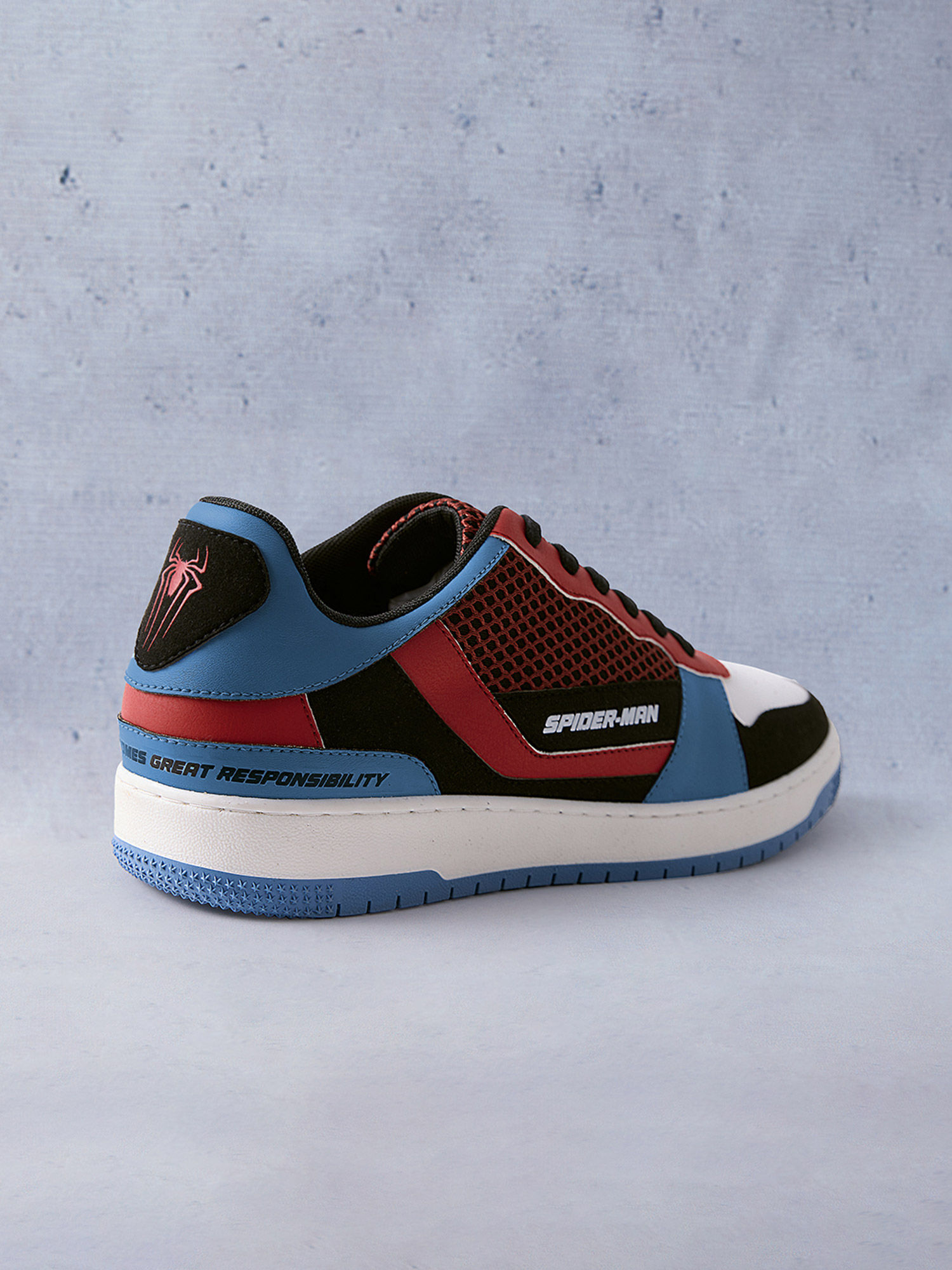 Buy The Souled Store Spider-Man Neighbourhood Hero Men Low Top Sneakers  Online