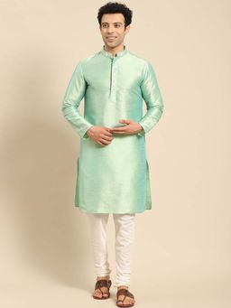 Amodh by Kisah - Men Blue Kurta