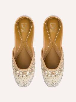 Fizzy Goblet - Multi Color Pixie Dust Mojaris Flats