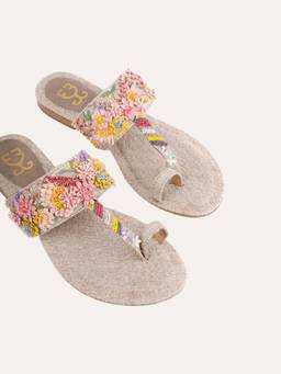 Fizzy Goblet - Multi Color Bali Bellini One Toe Flats