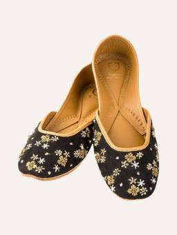 Fizzy Goblet - Black Shadow Play Mojaris Flats