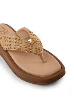 Fizzy Goblet - Beige Tiramisu for Two Bomba Open Toe Flats