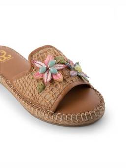 Fizzy Goblet - Multi Color Maple Syrup Slipon Espradrille Open Toe Flats