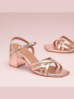 Dip Your Toes - Gold Nova Sandal Heels