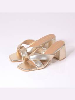 Dip Your Toes - Gold Soft Glide Heels