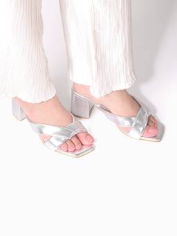 Dip Your Toes - Silver Soft Glide Heels