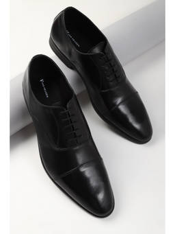 Van Heusen - Men Black Lace Up Oxford Shoes