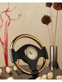 De Maison Decor - Wheel Steel Clock Silver Clock