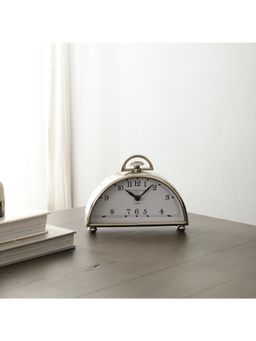 De Maison Decor - Luna Desk Clock In Silver