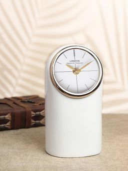 De Maison Decor - Temporal Table Clock White