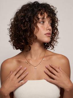 Palmonas - White Celestial Star Station Necklace