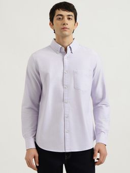 United Colors of Benetton - Lavender Solid Casual Shirt