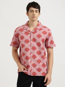 United Colors of Benetton - Pink Printed Casual Shirt