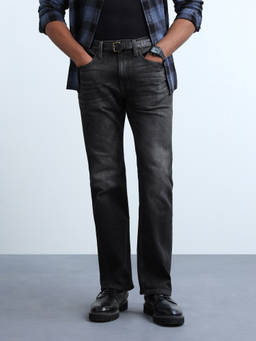 Flying Machine - Black Bruce Straight Fit Jeans