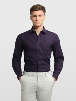 Arrow - Purple Manhattan Slim Fit Originals Shirt