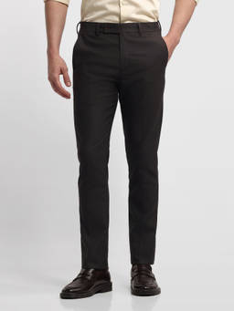 Arrow - Brown Jackson Super Slim Fit Mid Rise Trousers