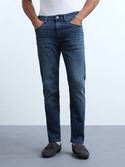 Flying Machine - Blue Slash Slim Jeans