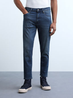 Flying Machine - Blue Mankle Slim Fit Jeans