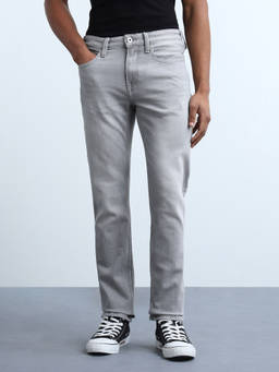 Flying Machine - Grey Freddie Straight Fit Jeans