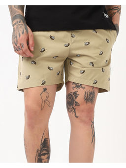 Bewakoof - Men's Beige All Over Printed Boxers