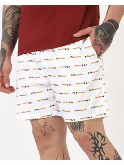 Bewakoof - Men's White All Over Printed Boxers