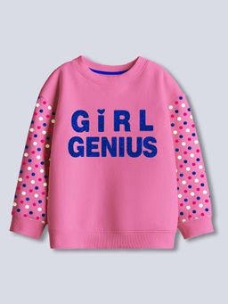 3PIN - Girl's Cotton Printed Sweatshirt