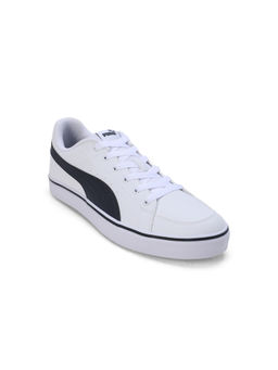 Puma - V Court Vulc Unisex Off White Sneakers