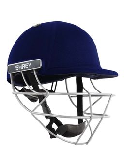 Shrey - Classic Steel-Royal Blue Cricket Helmet