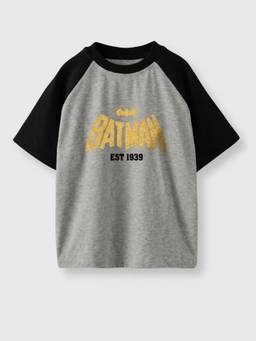 Napchief - Kids Unisex Batman Iconic Grey T-Shirt