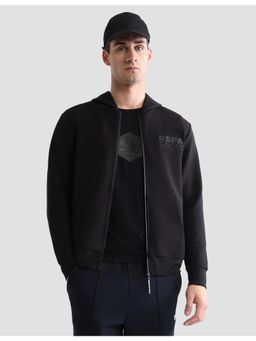 U.S. POLO ASSN. - Mens Solid Slim Fit Jacket - Black