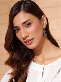 Fabindia - Women Silver Jhumka Earrings