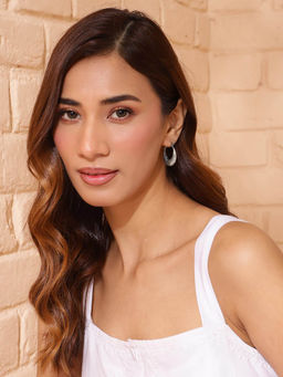 Fabindia - Women Silver Hoops Earrings