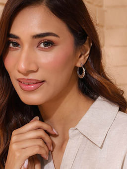 Fabindia - Women Silver Stylish Hoops Earrings