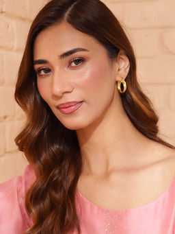Fabindia - Women Golden Stylish Hoops Earrings