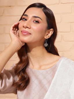 Fabindia - Women Silver Dangler Earrings