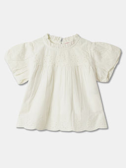 R&B - Embroidered Regular Girls Top