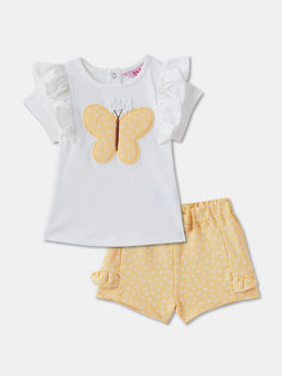 R&B - Regular Girls Top with Shorts