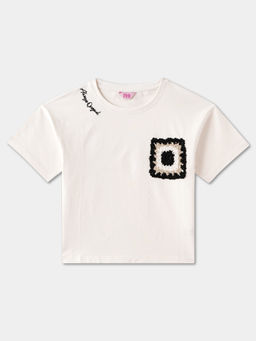 R&B - Applique Regular Girls Top