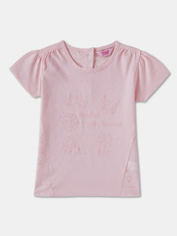 R&B - Embroidered Regular Girls Top